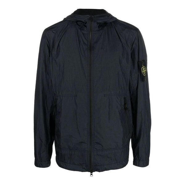 

Куртка crinkle reps hooded jacket 'navy' Stone Island, синий