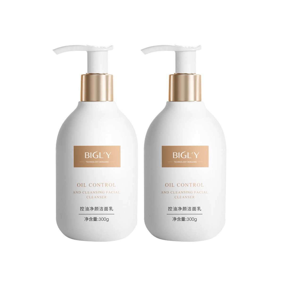 Гель для умывания Bigly Oil Control and Cleansing Facial Cleanser, 300 г*2