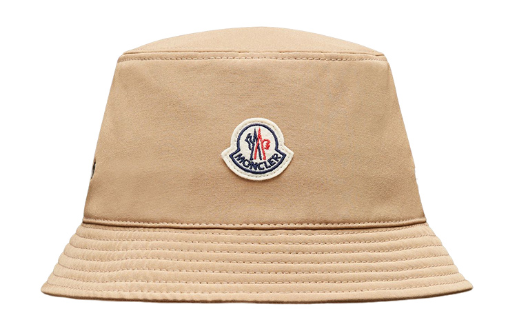

Moncler Кепка-ведро с нашивкой логотипа, Beige