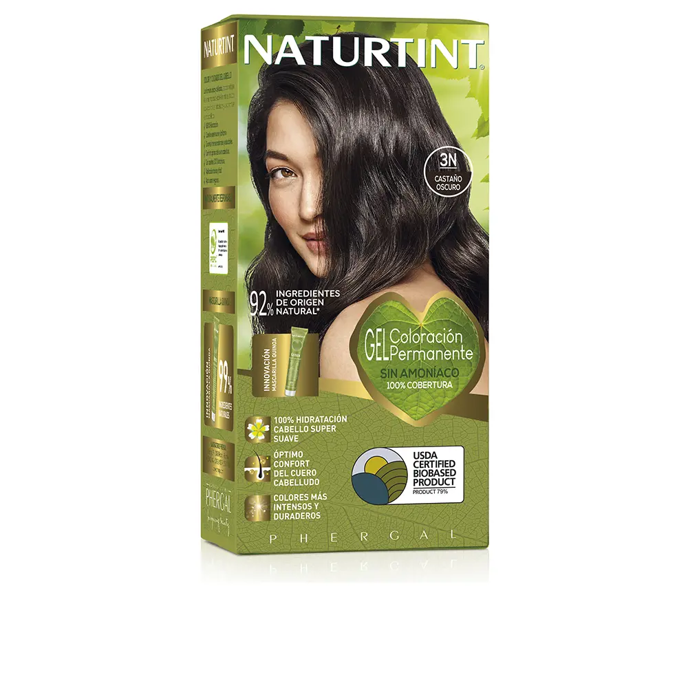

Краска для волос Naturtint Naturtint, цвет 3N castaño oscuro, 170 мл.