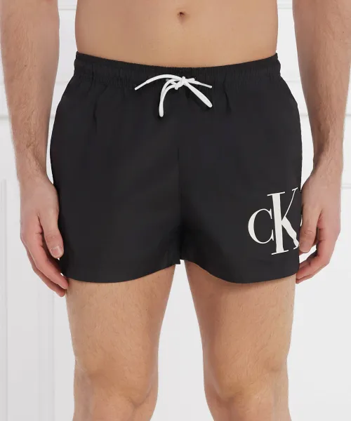 

Пляжные шорты Regular fit Calvin Klein Swimwear, черный