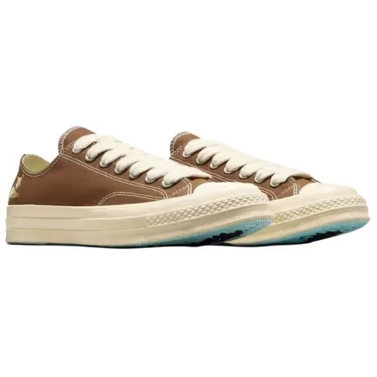 Скейтбордические кеды Chuck 70, унисекс, низкие, коричневый Converse — фото 4