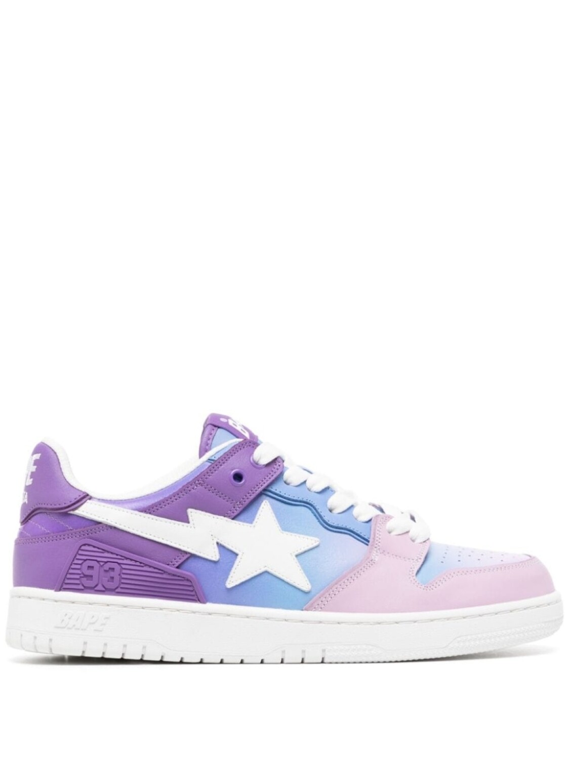 

A Bathing Ape кеды Bape SK8 с нашивкой-логотипом, фиолетовый