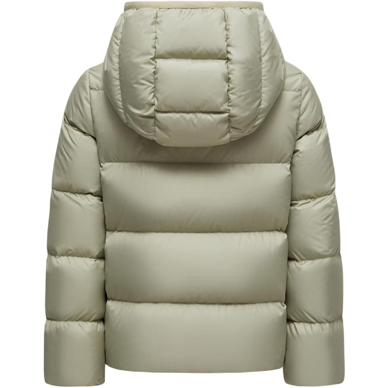 Пуховик Beulah с капюшоном детский Moncler, светло-зеленый — фото 2