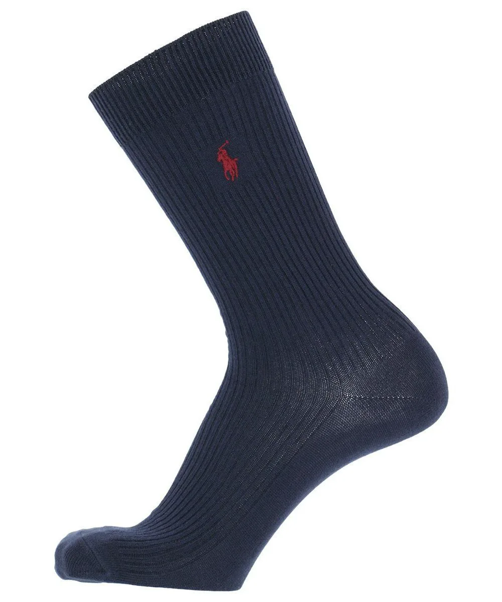 Мужские ребристые носки, подарочный набор из 3 пар (PLC-30) Polo Ralph Lauren, 3-pair gift set — фото 3
