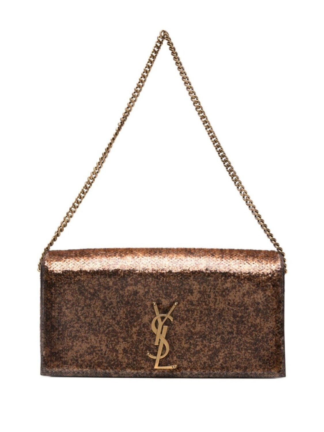 

Сумка через плечо Saint Laurent Kate 99, коричневый