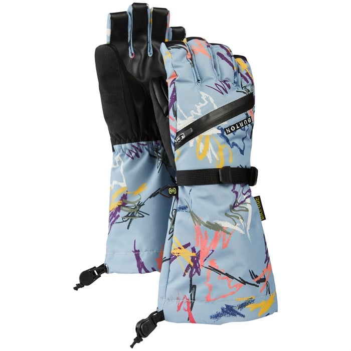 

Перчатки с вентиляцией - детские Burton, Scribble, Синий, Перчатки с вентиляцией - детские Burton, Scribble