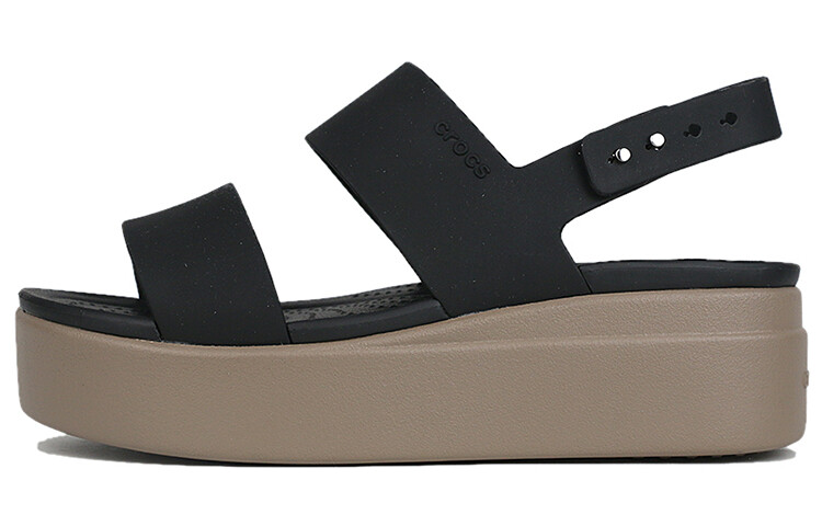 Сандалии Crocs Brooklyn Thick Sole Black Sandals 'Black' Women's