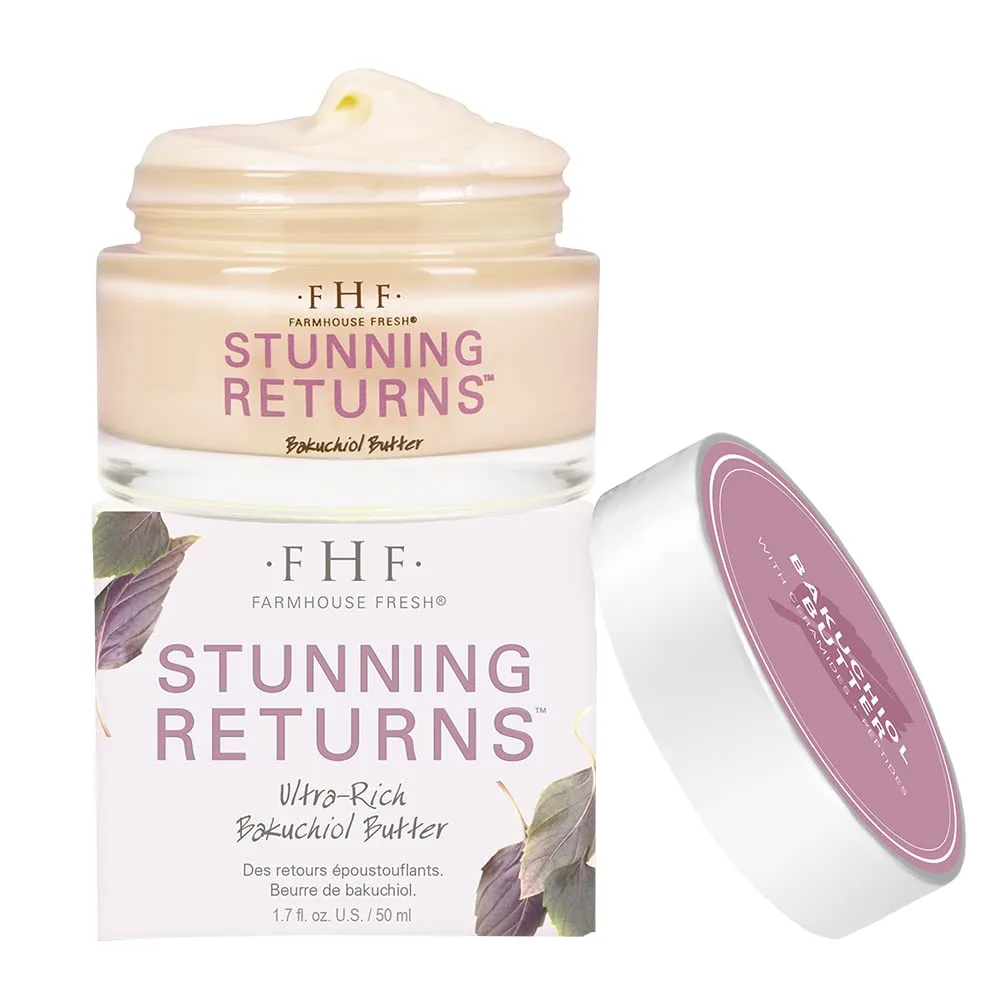 Сливочное масло с бакучиолом FarmHouse Fresh Stunning Returns Ultra-Rich, 1,7 жидких унций.