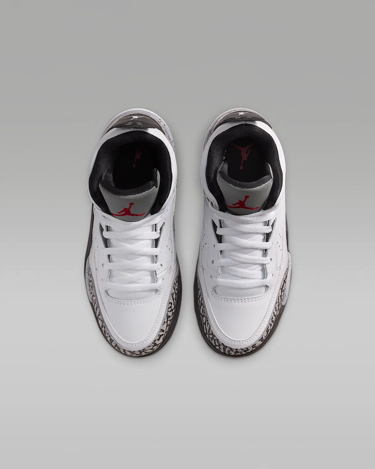 Кроссовки Jordan Son of Mars Low для малышей, White/Black/Cement Grey/Gym Red — фото 4