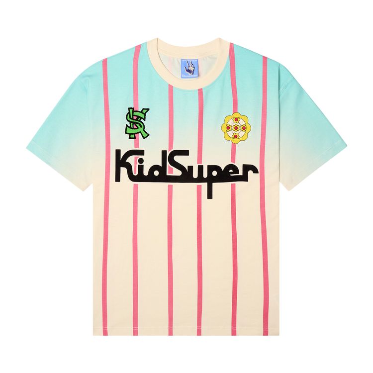 

Футболка KidSuper Soccer Jersey Tee 'Multicolor', разноцветный