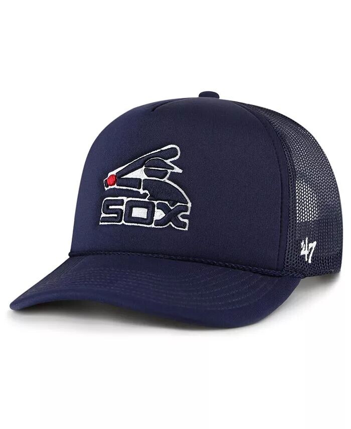 

Мужская темно-синяя бейсболка Chicago White Sox Foam Logo Trucker Snapback '47 Brand