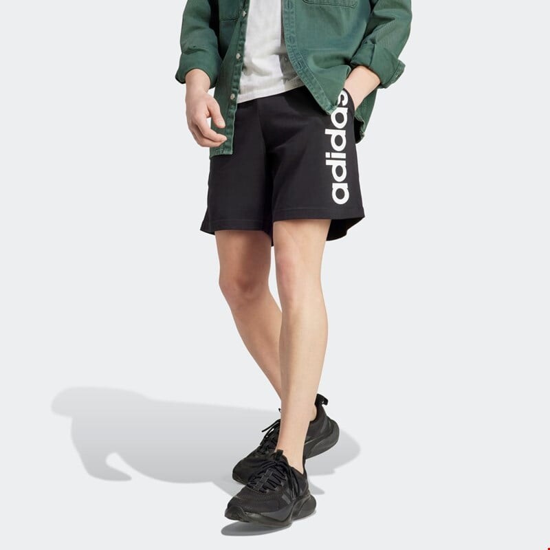 

Мужские шорты из джерси Aeroready Essentials с линейным логотипом Adidas, черный
