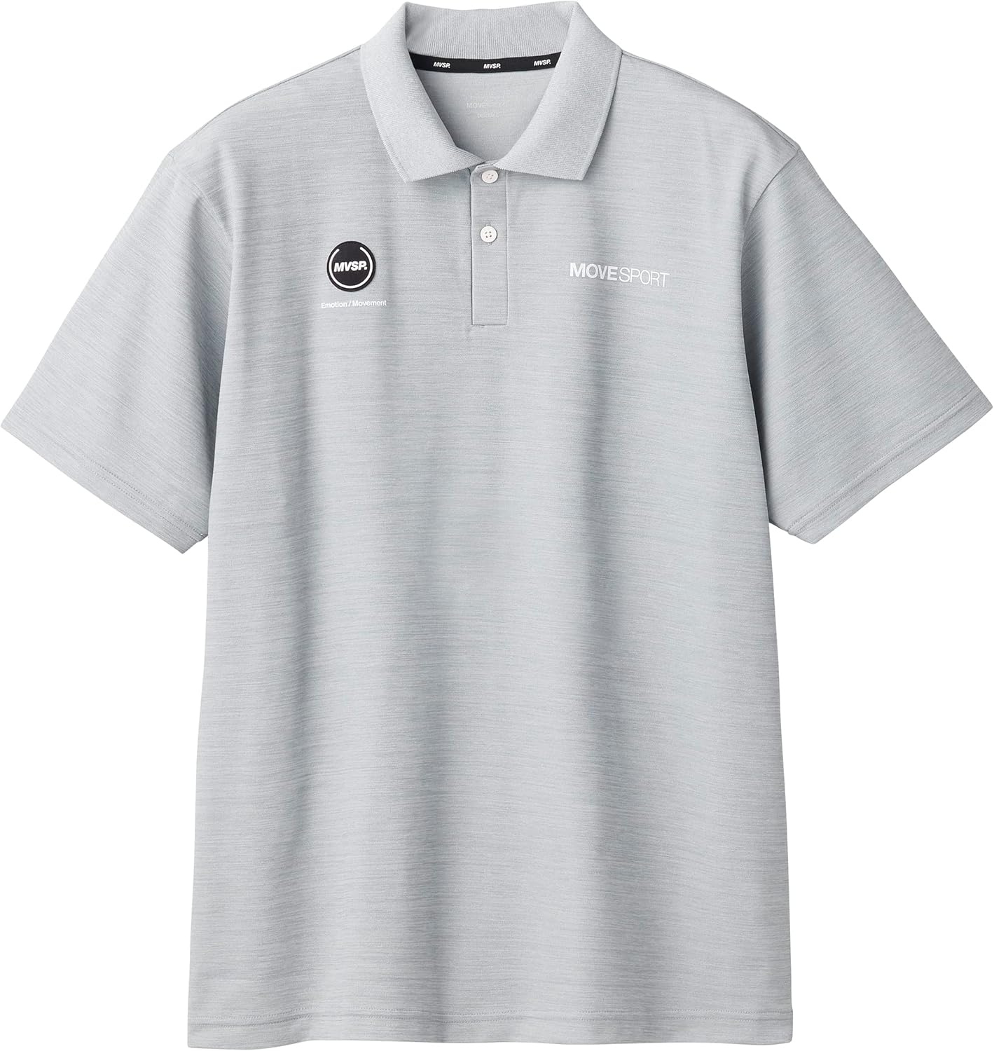 

Мужская рубашка-поло Descente, короткий рукав, дышащая, эластичная, воротник-стойка из ребристого материала пике Movesport