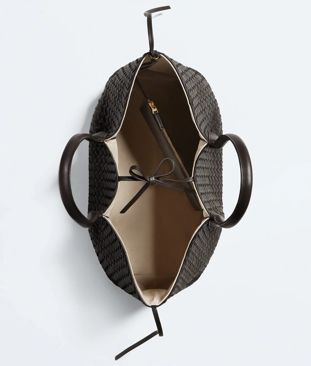 Большая Пинакотека BOTTEGA VENETA, коричневый — фото 3