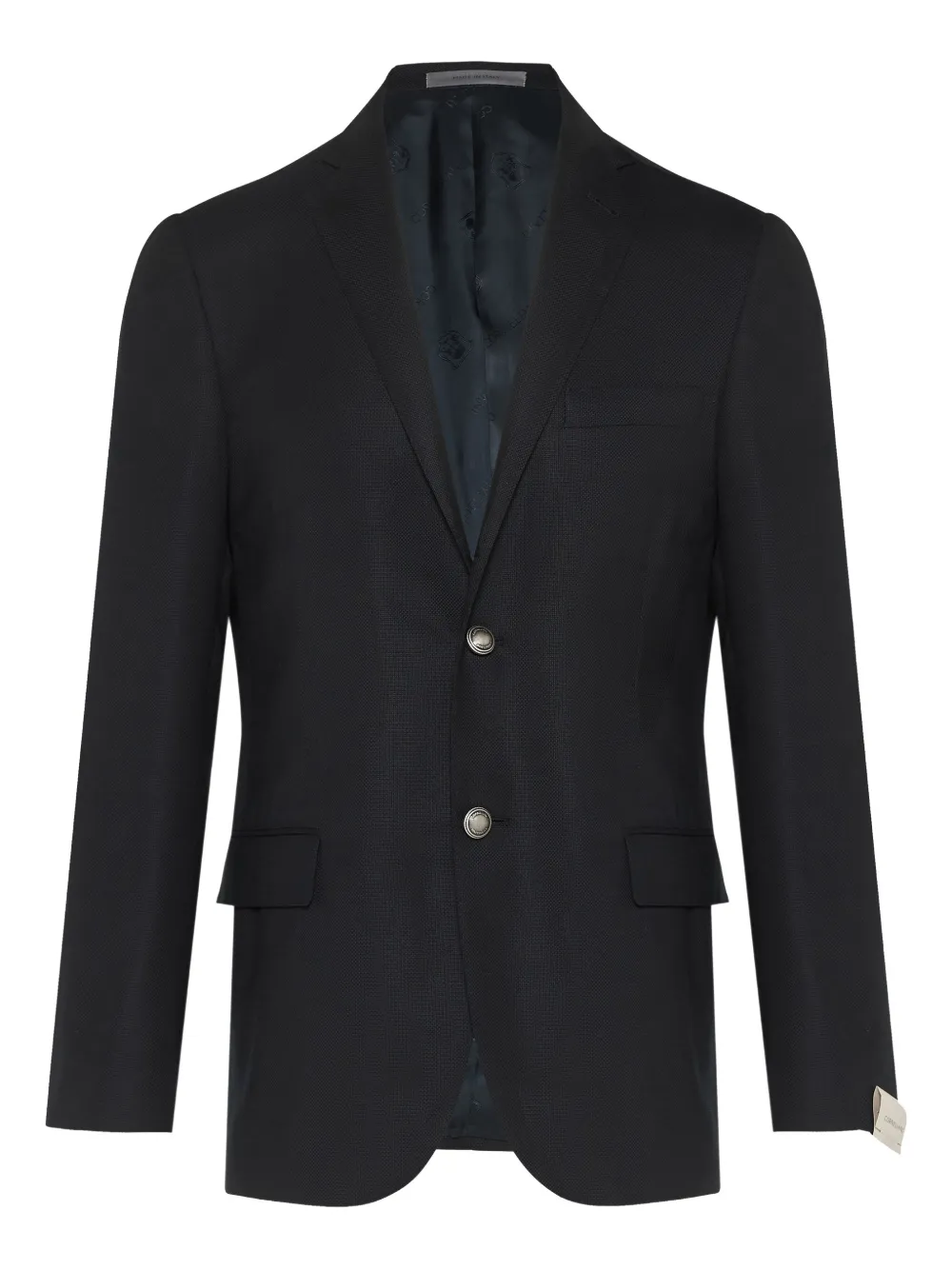 

Фактурный пиджак Corneliani, черный