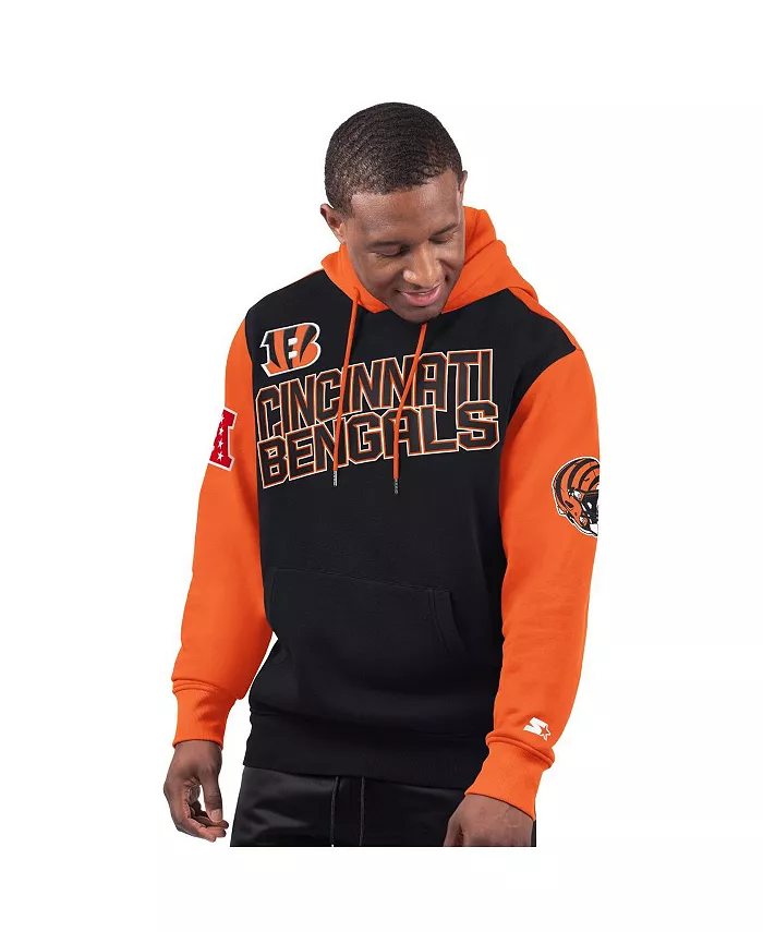 

Мужская черная толстовка с капюшоном Cincinnati Bengals Extreme Pullover Hoodie Starter