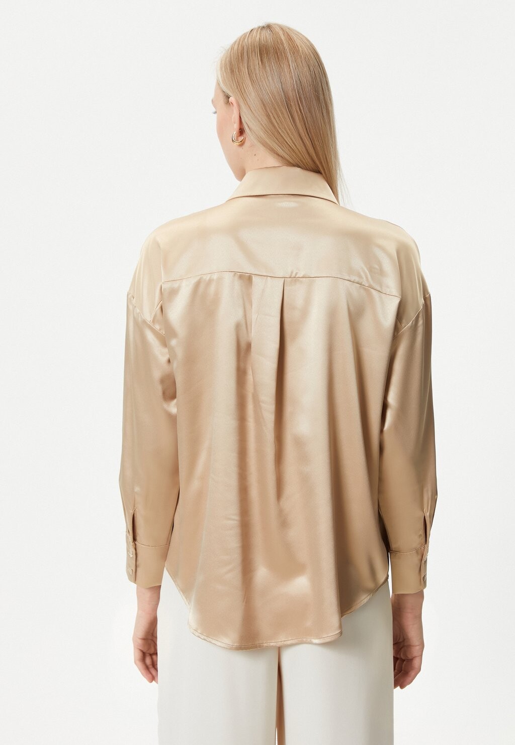 

Блузка на пуговицах LONG SLEEVE Koton, коричневый