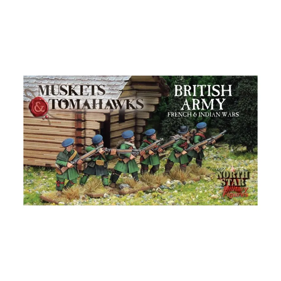 

Британская армия - Французско-индийская война, Muskets & Tomahawks - Core and Assorted (28mm)