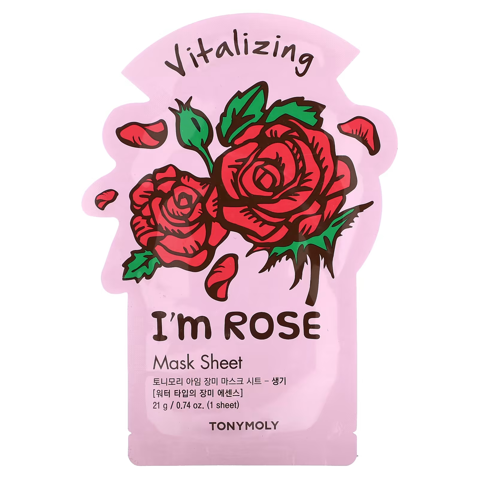 

Тканевая маска для лица Tony Moly I'm Rose, 21 гр.