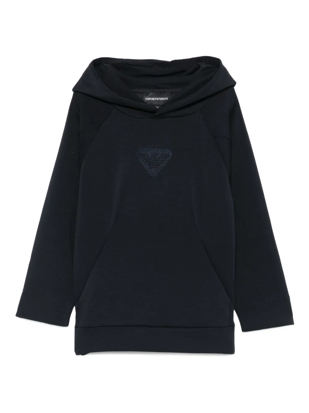 

Худи с логотипом Emporio Armani Kids, синий