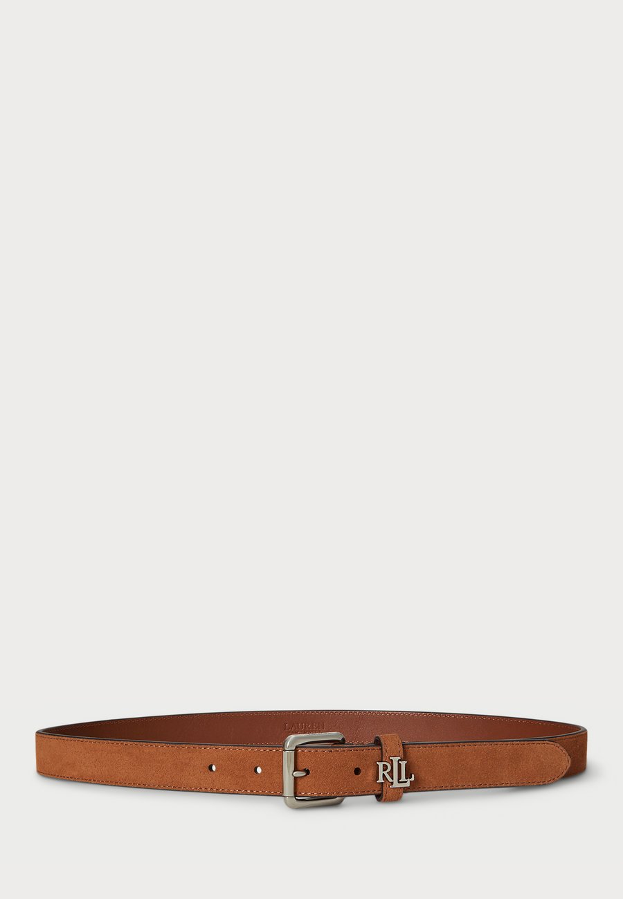 

Ремень Lauren Ralph Lauren LOGO KEEPER SUEDE SKINNY BELT, Brown