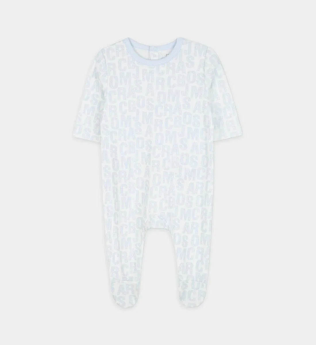 Комплект из пижамы, нагрудника и шапочки Marc Jacobs Kids, голубой — фото 3