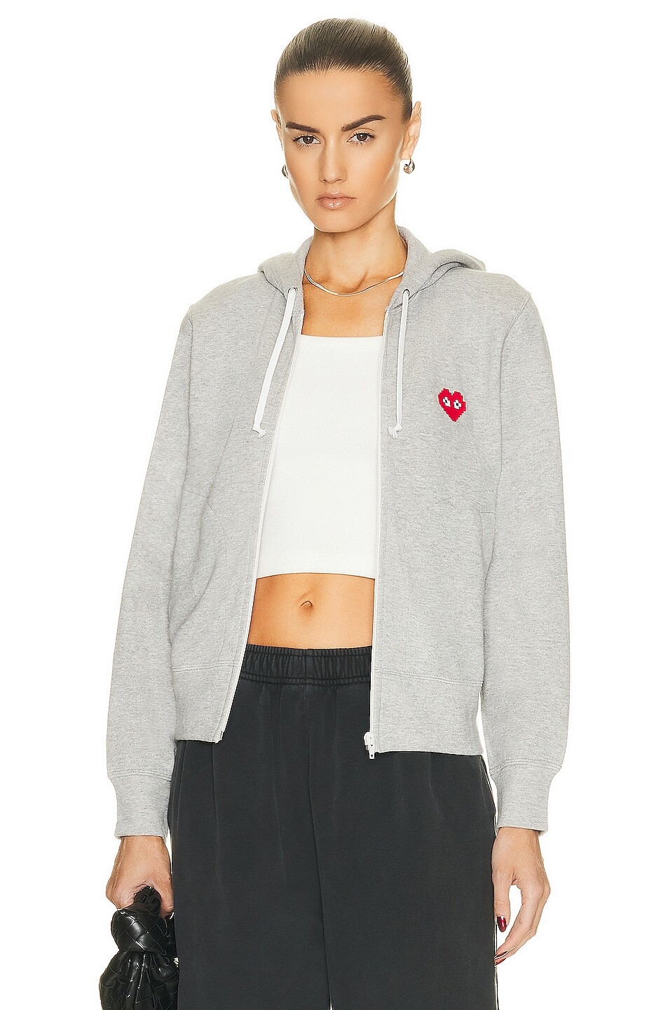 

Толстовка Invader с капюшоном COMME des GARCONS PLAY, серый