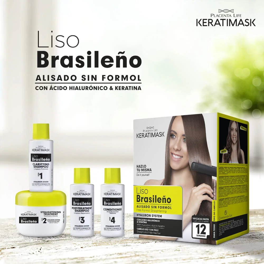 Набор для бразильского выпрямления волос «KERATIMASK» от PLACENTA LIFE Placenta Life Keratimask — фото 2