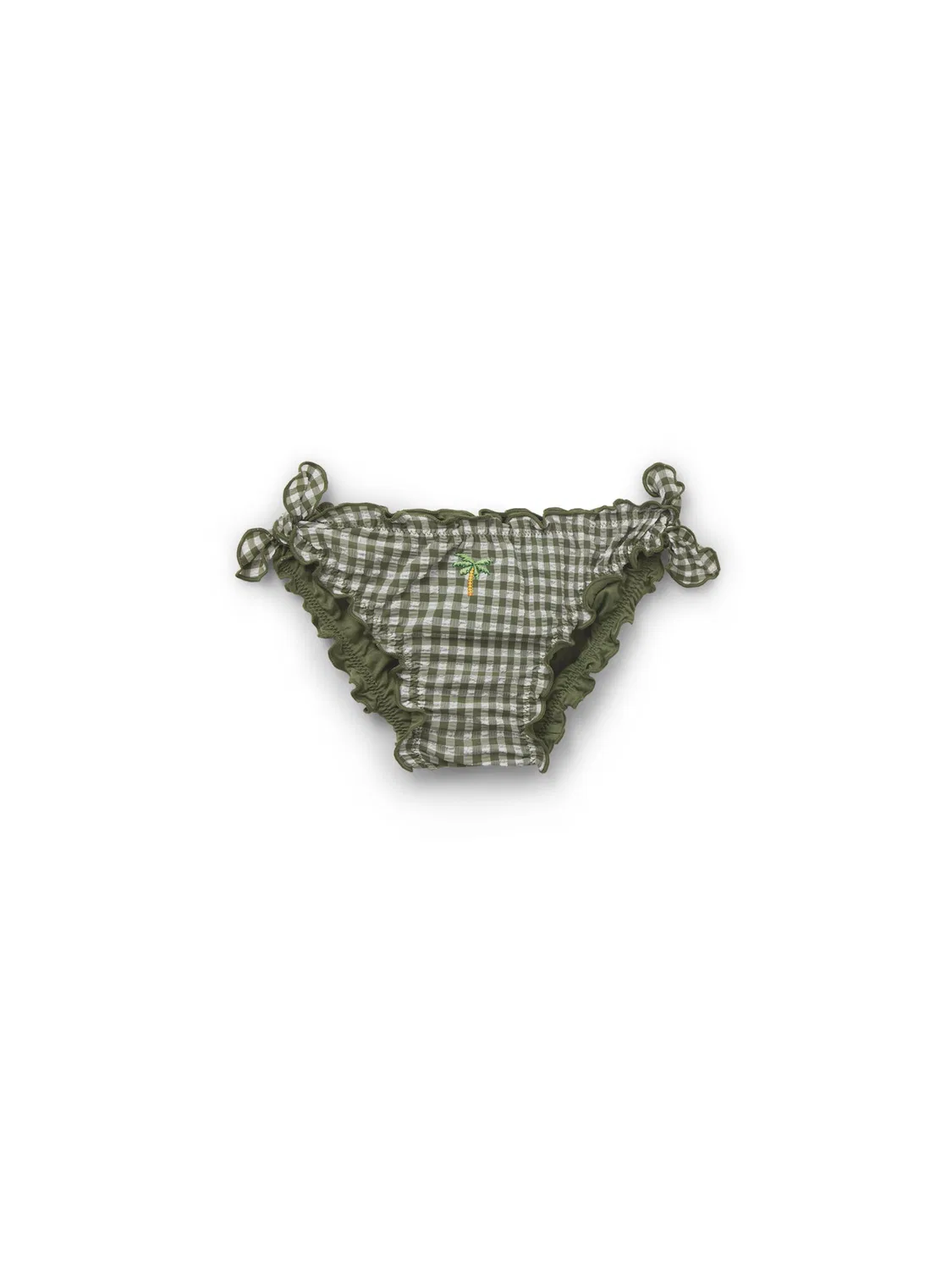 Calzedonia Бикини Green Vichy цвета хаки