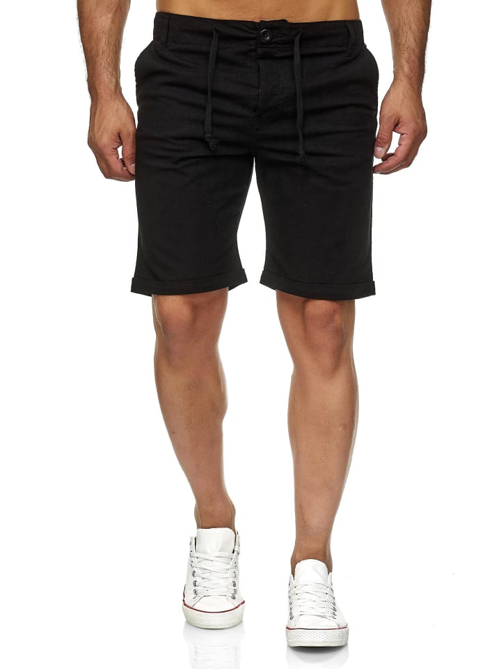 

Тканевые шорты RESLAD Shorts Baumwollhose, черный