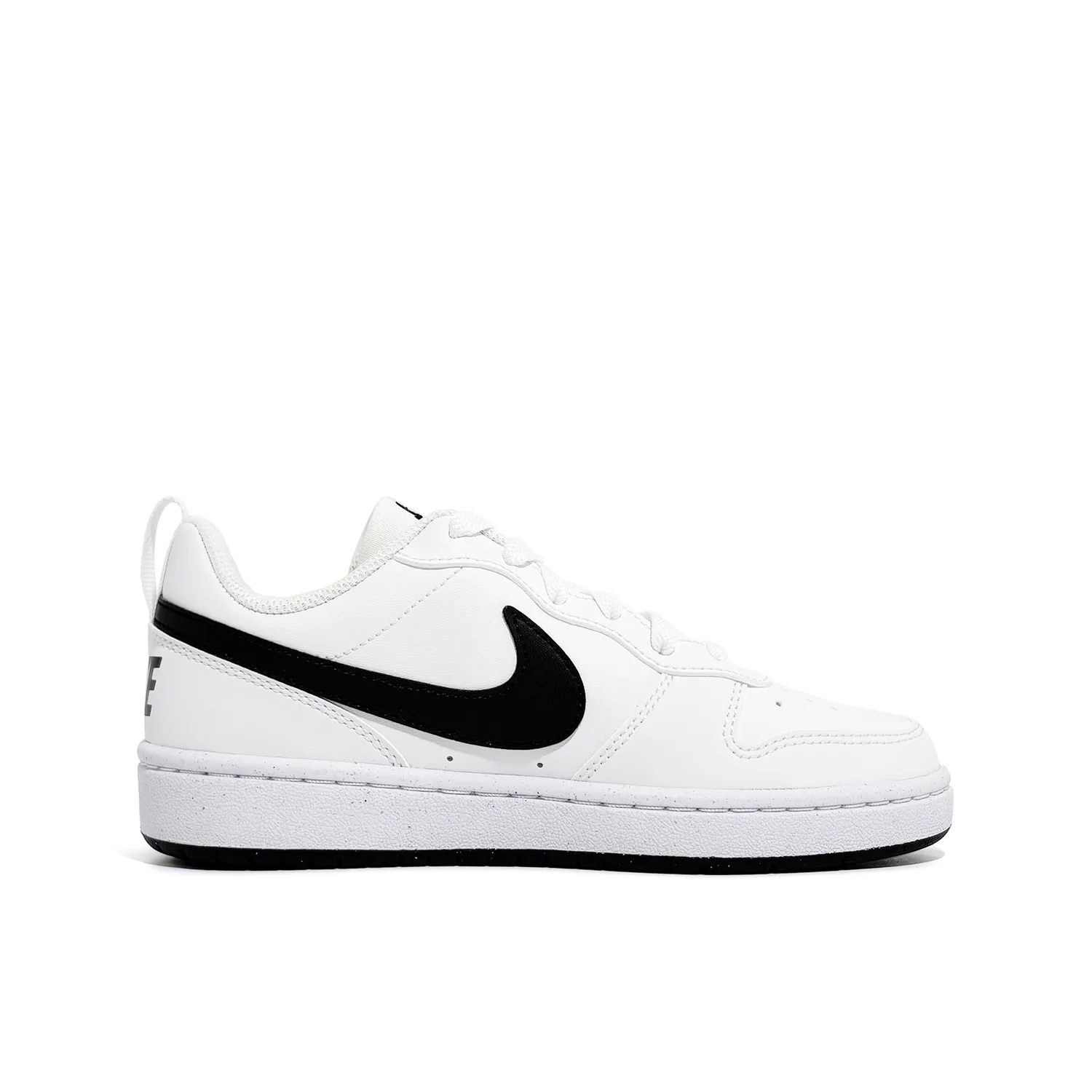 Nike Court Borough Cat Paw Seal Abrasion Resistant Kids' Skateboarding Shoes Black White Teenagers — фото 3