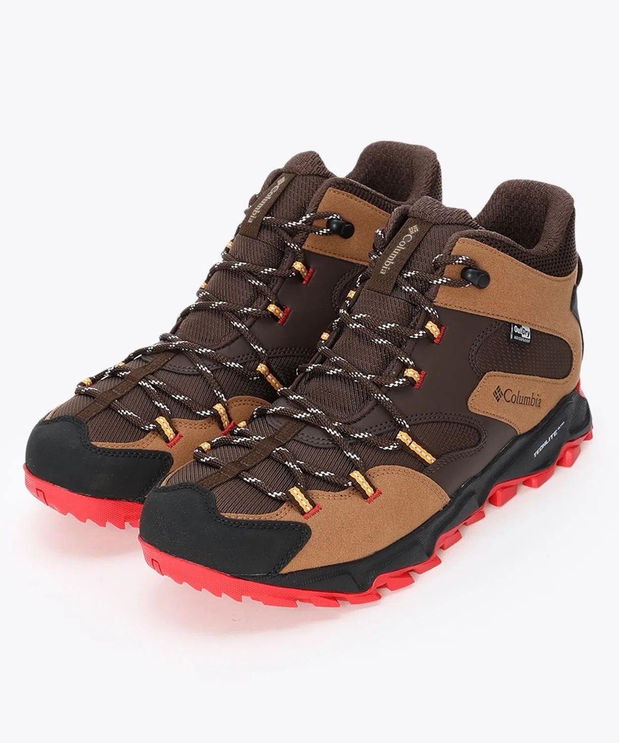 Треккинговые ботинки Columbia Saber Six Mid Outdry для мужчин, коричневый