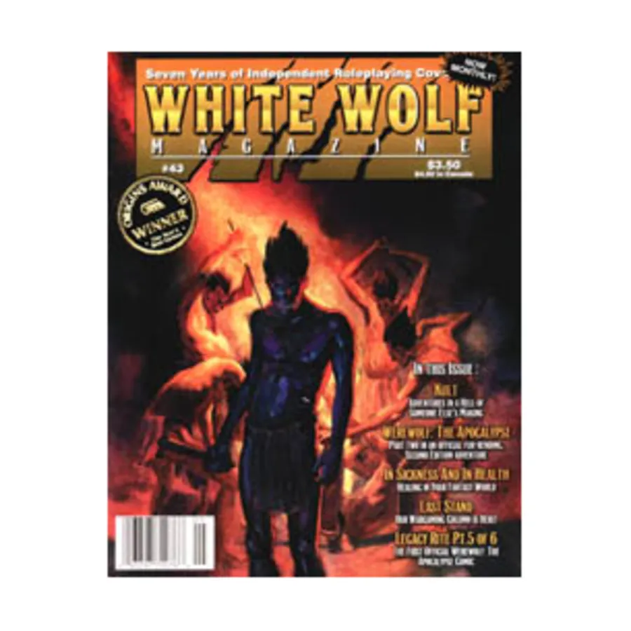 

Журнал #43 "Kult Adventure, Warhammer Battle, Street Fighter", White Wolf Magazine