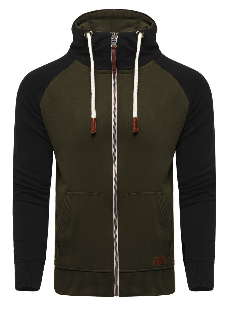 

Худи behype Zip-Up Hoodie HENRAY, цвет Brown/Mixed colors