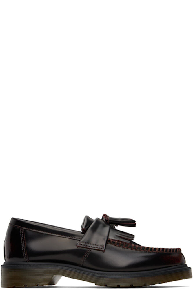 

Бордовые кожаные мокасины Adrian Arcadia с кисточками Dr. Martens