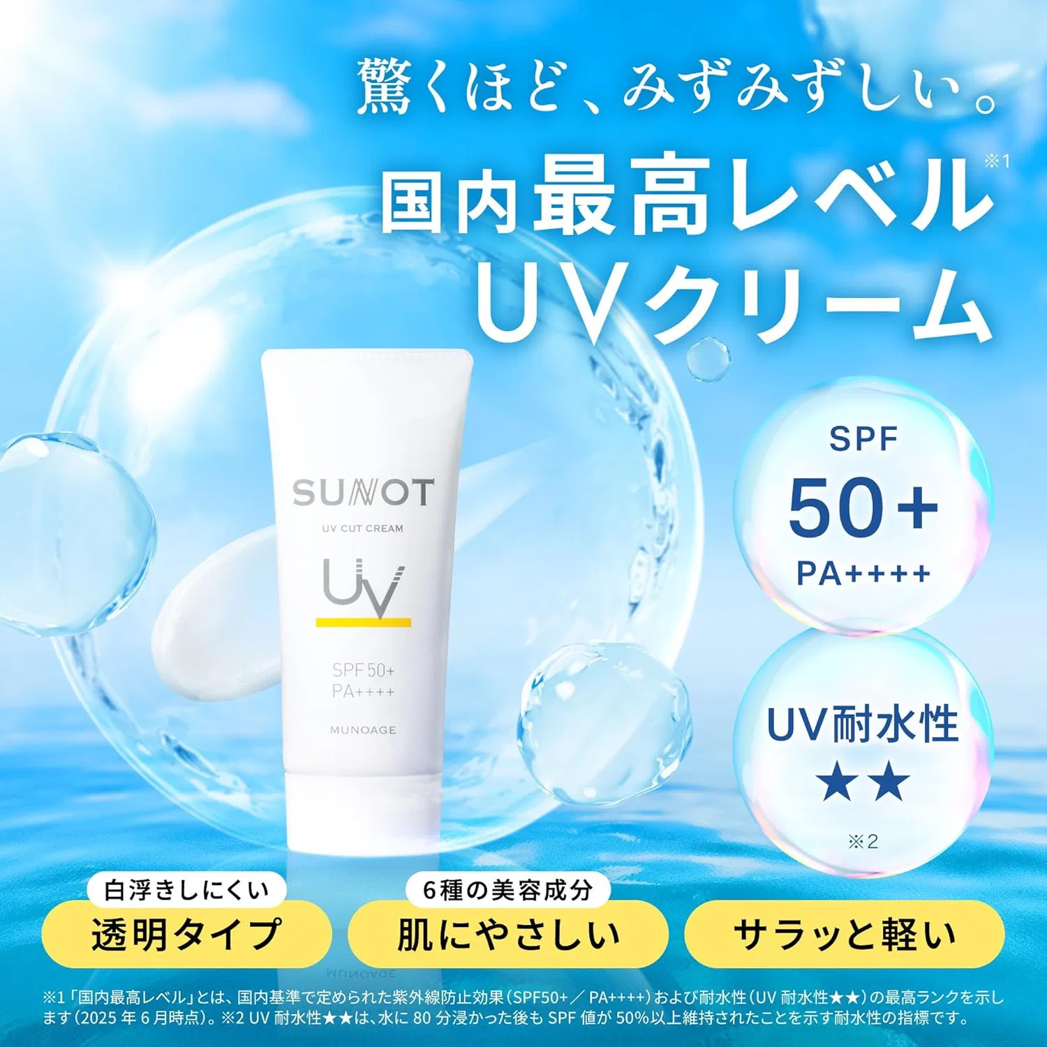 Солнцезащитный крем Sunknot MUNOAGE SPF50+ PA++++ 50 г — фото 2