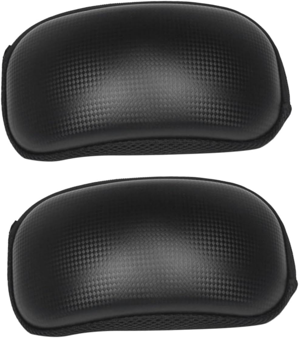 

2-х слойный чехол для лыж, коробка для хранения на молнии для очков для сноуборда, ударопрочный защитный чехол для переноски лыж и зимних видов спорта для активного отдыха и путешествий MOBUTOFU, Blackx2Pcs, Черный, 2-х слойный чехол для лыж, коробка для 