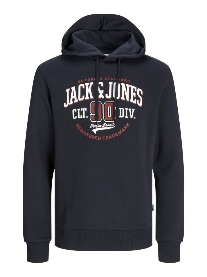 

Толстовка с капюшоном Jack & Jones, темно-синий