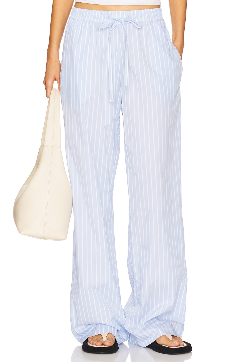 

Штаны для курорта Enza Costa, light blue & white stripe