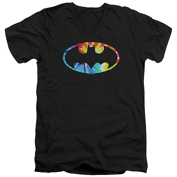 

Футболка с принтом batman logo в технике тай-дай Licensed Character