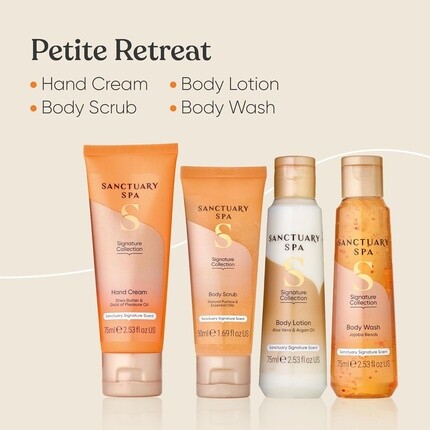 Подарочный набор Spa Petite Retreat для женщин - набор для тела и ванны Sanctuary — фото 3