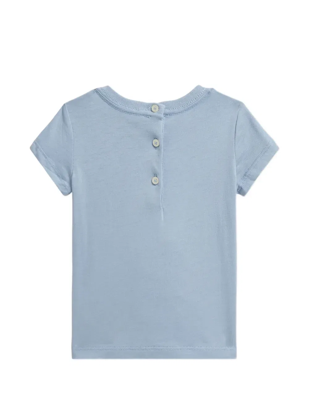 Футболка с принтом Polo Bear Polo Ralph Lauren Kids, синий — фото 2