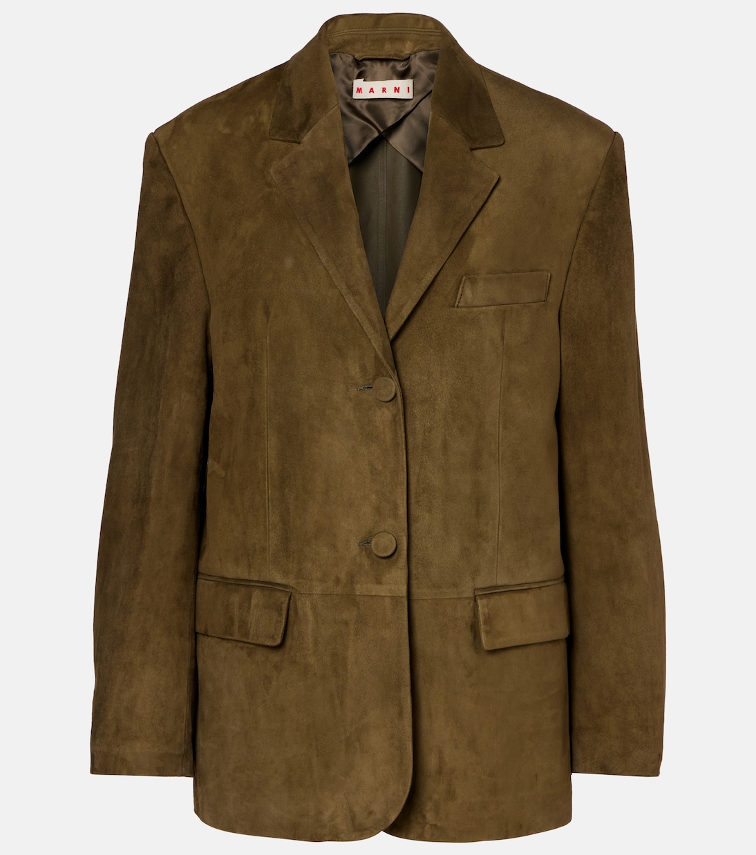 

Замшевая куртка Marni, Dep Sage