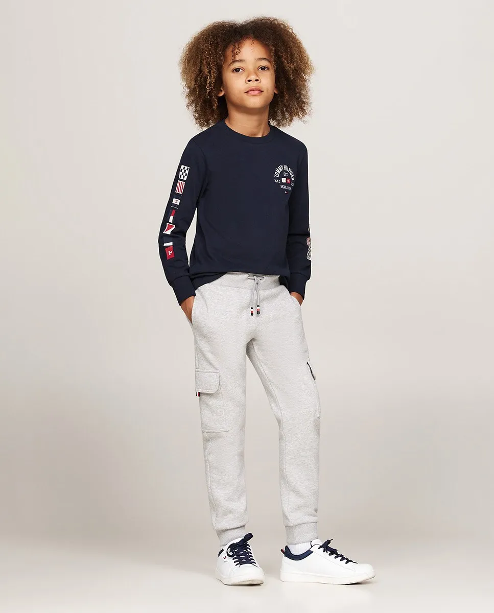 

Длинные спортивные штаны для мальчика Tommy Hilfiger, серый