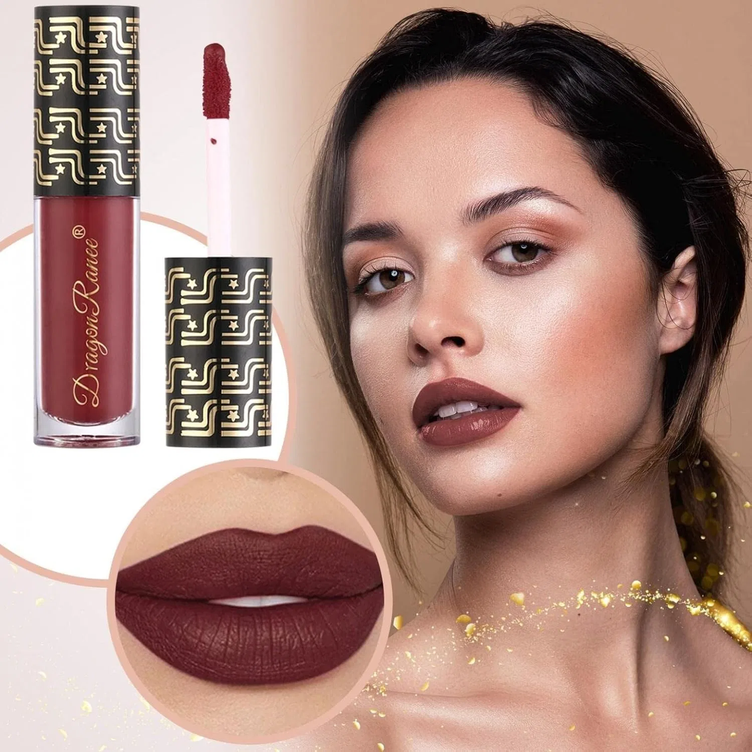 Губная помада Foreted Lip Tint, высокая стойкость, металлик — фото 4
