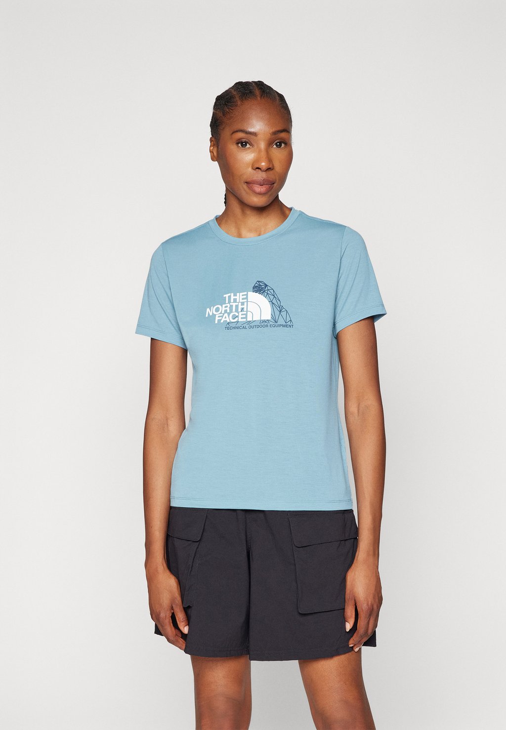 

Спортивная футболка MOUNTAIN FOUNDATION SS TEE The North Face, бирюзовый