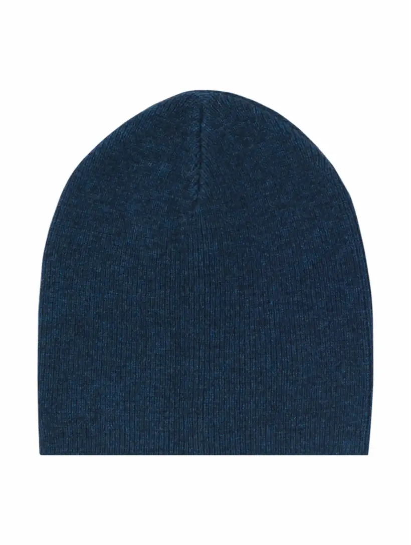 

Шерстяная шапка Yves Salomon, тёмно-синий