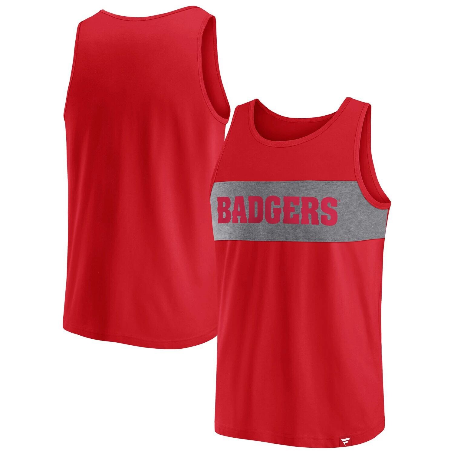 

Мужская майка Fanatics Red Wisconsin Badgers Perfect Changeover
