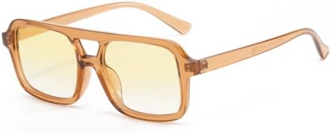 

Солнцезащитные очки с двойным лучом, персонализированные, в маленькой оправе, в стиле ретро, ​​с защитой от УФ-излучения, для активного отдыха, женские MTZJH, Champagne